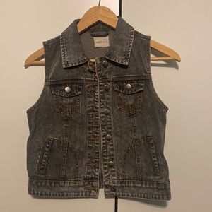 Noble U Greyish Denim Vest